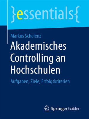 cover image of Akademisches Controlling an Hochschulen